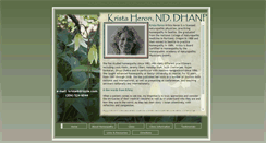 Desktop Screenshot of kristaheron.com