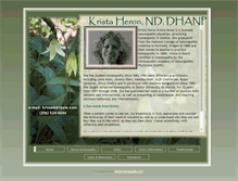 Tablet Screenshot of kristaheron.com